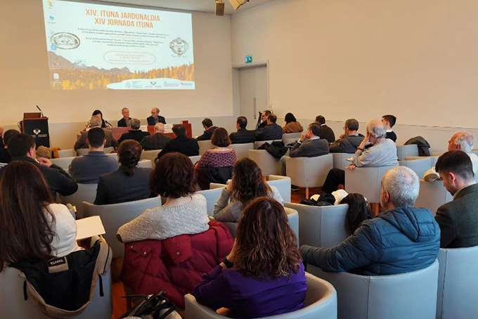 Jornada Ituna XVI, celebrada en el auditorio Baroja del Bizkaia Aretoa, de la Universidad del País Vasco - Euskal Herriko Unibertsitatea (EHU), en Bilbao
